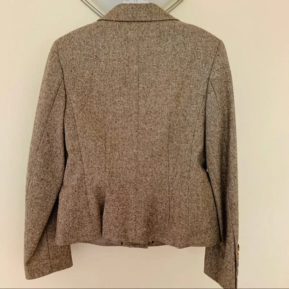 Ann Taylor Tan Midi Dress with Blazer Set - Picture 7 of 7